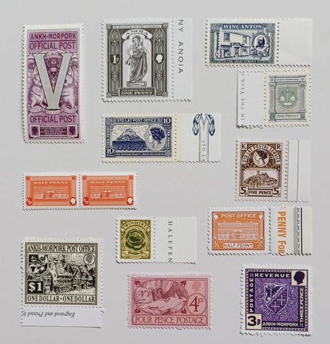 Discworld stamps small - stamps, of